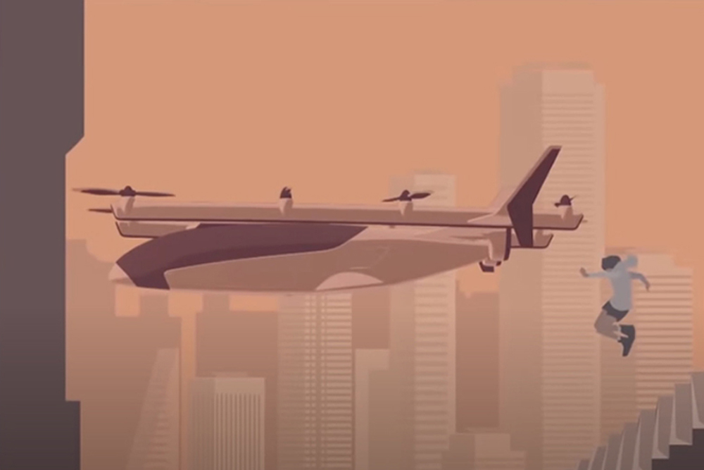 Evtol Animation Honda eVTOL (concept design)