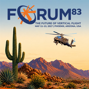 Forum 83, The Future of Vertical Flight, May 11-13, 2027, Phoenix, Arizona, USA Forum 83, The Future of Vertical Flight, May 11-13, 2027, Phoenix, Arizona, USA